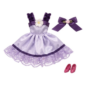 TAKARA TOMY Licca 莉卡娃娃 洋裝組 LA29845  甜心葡萄花朵  1套