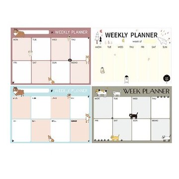 A+A 無毒 奈米塗層 A4 軟性 磁鐵白板 週曆 彩圖 /個 WB65B A401 A402 A403 A404【APP滿額下單10%點數(單一帳號最高5000點)】1/31止