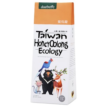 daebete 茶米茶 自然生態 蜜烏龍茶包 蜜香和果香 口感甜潤 三角茶包設計  3g  15包  1盒