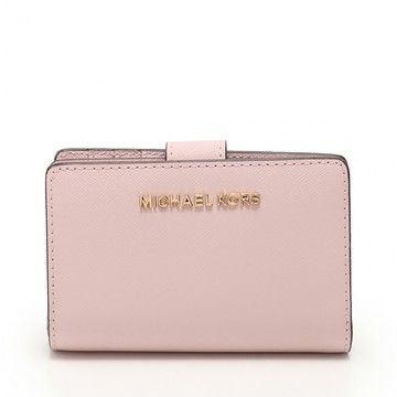 Michael Kors 防刮皮革釦式素面中夾