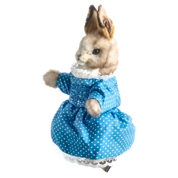 HANSA TOY 小兔子手偶 絨毛填充玩具  1個