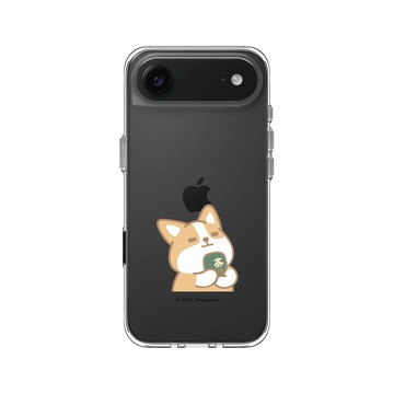iPhone Air Clear Case（相機按鈕） 透明 - 柴語錄 Shiba Says - 來一杯茶吧!阿吉