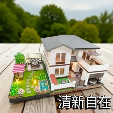 【綺香紙紮】/清新自在電梯宅 (電梯加大版) 售價:8000元 免運現貨供應 !