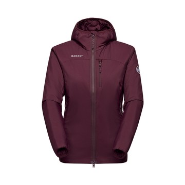 MAMMUT Rime IN Hooded Jacket AF W 保暖繩化纖連帽外套 葡萄酒紅 女款 #1013-04120