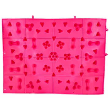 樂居家 尖頭升級款腳底按摩器組 4片 (按摩板 指壓板 按摩地墊 穴道按摩 健康步道) 粉色  1組