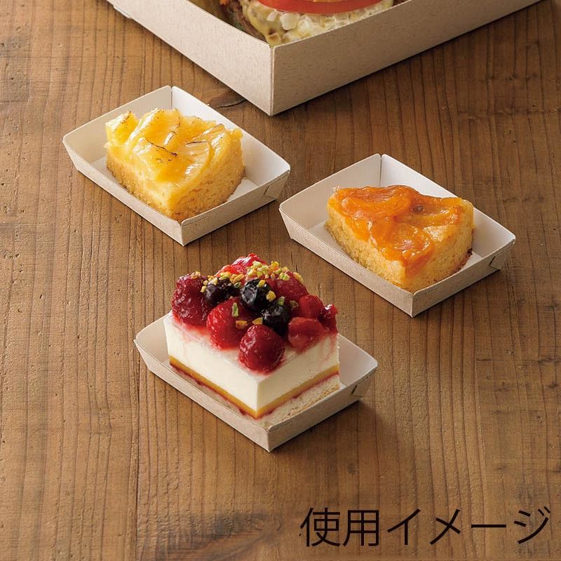 ネオクラフト トレー舟型 たこ焼き用 内側は耐油加工 (縦215 横105 深さ30 紙質未晒クラフト100g m2) 600枚