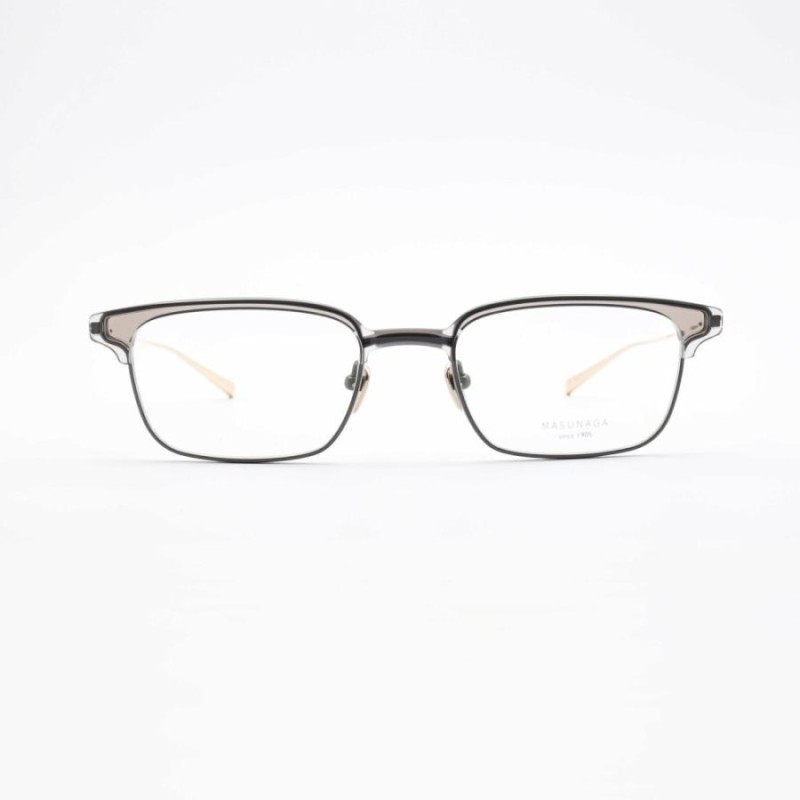 増永眼鏡 MASUNAGA since 1905 TINSELTOWN col-14 GRY/CRYSTAL BLACK | LINEブランドカタログ