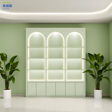 免運 美容院產品展示櫃 高端大氣化妝品櫃子 護膚品陳列架彩妝美甲置物架【MYG10172】