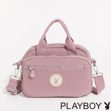 PLAYBOY - 手提包附長背帶  Daily Life系列 - 粉紫色