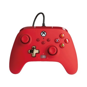 XBOX 增強款有線遊戲手把(1518815-02)-紅色
