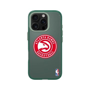 iPhone 16 Pro Clear 憂墨綠 - NBA - Logo-亞特蘭大老鷹 Atlanta Hawks