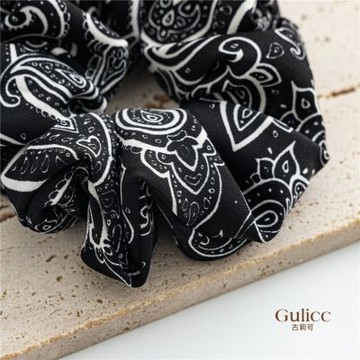 Gulicc 歐美款 復古係 百搭 大腸髮圈(飾品 髮飾 頭飾 髮帶 髮箍 生日禮物 主題穿搭 約會 雙11 聖誕節)