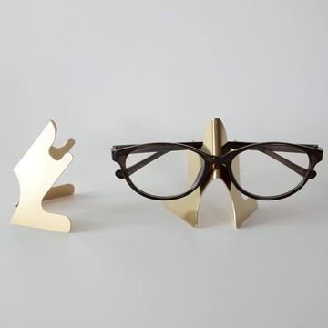 日本製 黃銅眼鏡放置架