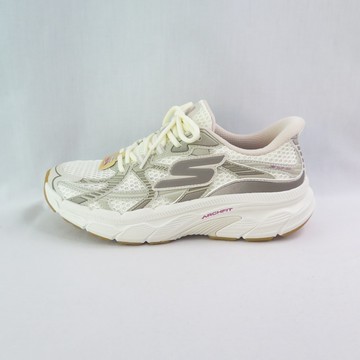 Skechers 129223NTPK 女慢跑鞋 GO RUN Arch Fit 2.0 米白棕【iSport愛運動】