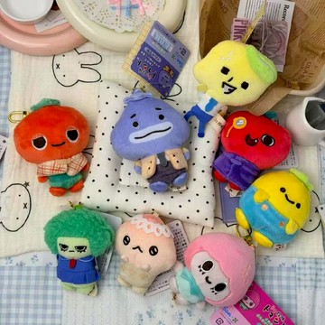 台灣發貨/免運 日版 san謊言偵探 聯托曼特 帶吊牌+珠鏈 番茄水果蔬菜茄子檸檬 手玉挂件 吊飾