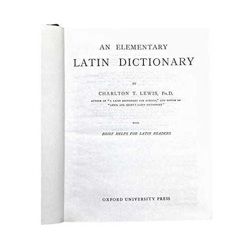 Elementary Latin Dictionary