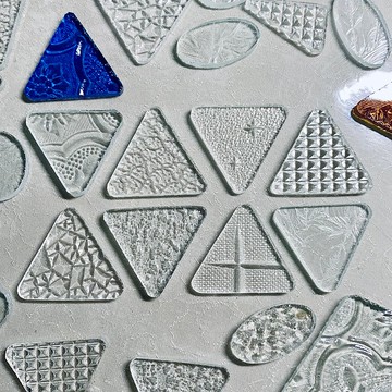 鑲嵌玻璃鑰匙圈