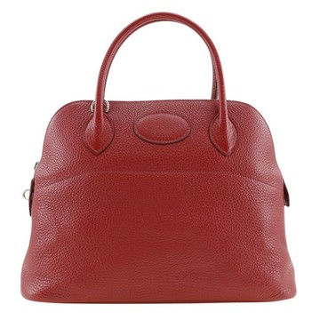[日本直送] Hermes Bolide 31 手提包 Taurillon Clemence Rouge Garance 紅色/銀配件 女款 [二手]