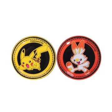 【IMPACT】寶可夢徽章-皮卡丘、炎兔兒(二入) IMPKML05