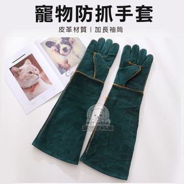 寵物防抓手套 防貓抓手套 手套 安全手套 皮革防抓手套 訓狗手套 寵物美容手套 鸚鵡防咬手套