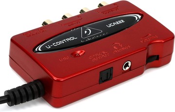 BEHRINGER U-CONTROL UCA222 USB 錄音介面 低延遲 2進2出 Audio Interface _TB1