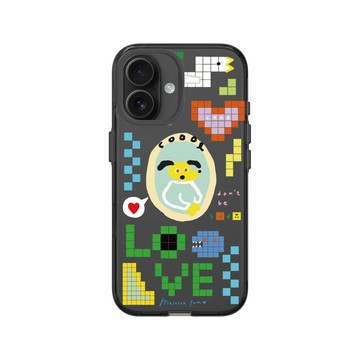iPhone 16 Clear (相機按鈕) 酷墨灰 - MacaronToe 馬卡龍腳趾 - 陪我玩 Play With Me