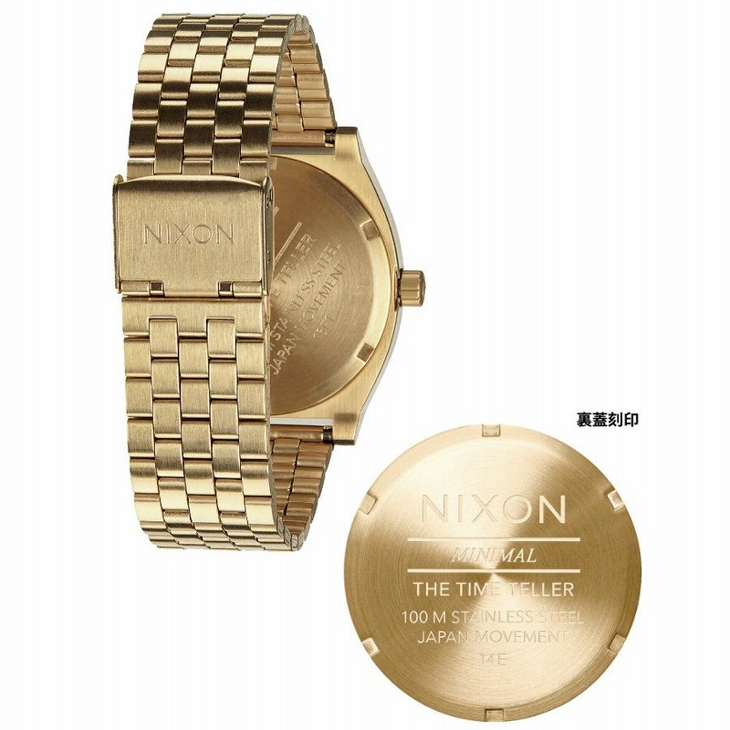 ニクソン タイムテラー NIXON 腕時計 メンズ レディース THE TIME TELLER - All Light Gold / Cobalt -  A045-1931 ゴールド/ブルー アナログ時計 | LINEショッピング