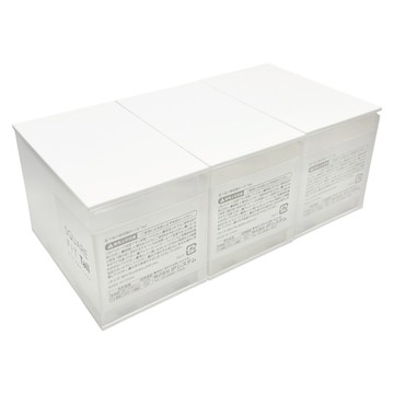 IP System 小物品收納盒3件組 041255 高  1套  白色 + 透明色
