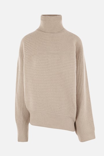 STELLA McCARTNEY regenerated cashmere oversized cape-pullover Woman