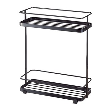 zozo 日系置物架 BH114-1  黑色  28 x 12 x 33.5cm  2層
