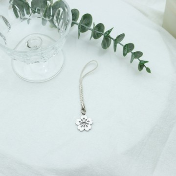 【和夢兔】京都宇治不鏽鋼吊飾(繩)-櫻