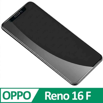 OPPO Reno16 F 5G 2.5D曲面滿版 9H防爆鋼化玻璃保護貼 黑色