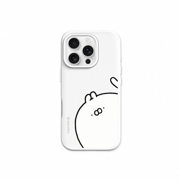 RHINOSHIELD iPhone 17e/16e 共用 SolidSuit 經典防摔背蓋手機殼｜醜白兔-大臉經典款