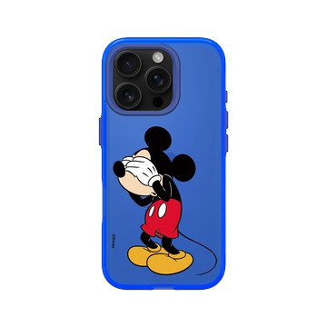 iPhone 16 Pro Clear 激光藍 - 迪士尼-米奇 Mickey - 遮眼米奇