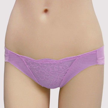 【曼黛瑪璉】簡單愛  低腰三角無痕褲 M.L(迷蝶紫)