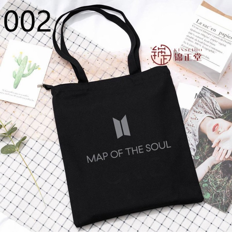 BTS 韓国POPUP MONOCHROME トート トートバッグ 鞄 新品未開封】BTS公式 MONOCHROME モノクローム トートバッグ