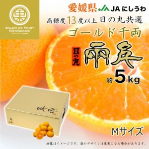 [予約 2023年11月1日-11月30日の納品] ゴールド千両 日の丸みかん 約5kg M 愛媛県 JAにしうわ 西宇和 みかん 日の丸共選 用 産地箱