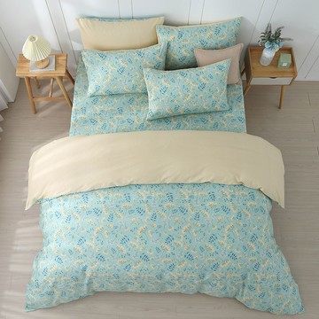 鴻宇 HongYew - 雙人加大床包枕套組 100%精梳棉 純棉-夏娜