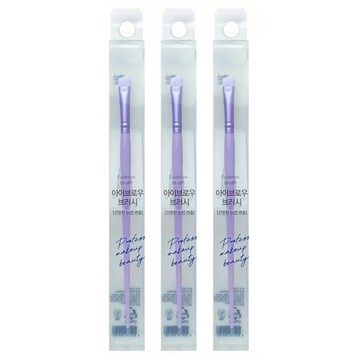 Daiso 大創 柔和眉刷  淺紫  3支