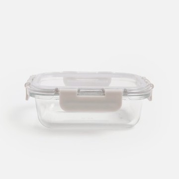 耐熱Tritan玻璃保鮮盒370mL 長形