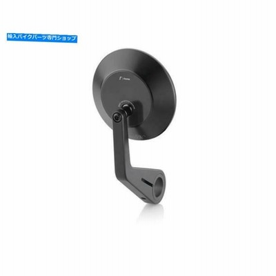Mirror Rizoma EccentricoバーエンドミラービレットブラックヤマハMT07 2019 Rizoma Eccentrico Bar End Mirror Billet Black Yamaha MT07 2019