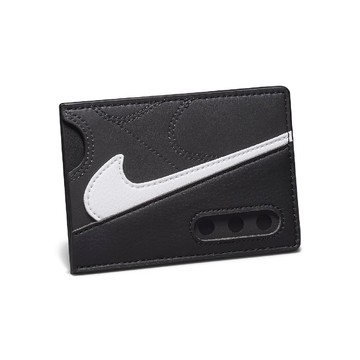 錢包 Icon Air Max 90 Card Wallet 黑 白 皮革 卡片夾 皮夾 N100974007-6OS