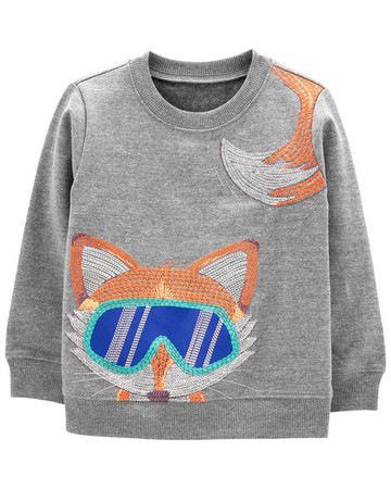 Baby Fox Fleece Pullover