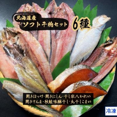 ふるさと納税 小樽市 北海道産ソフト干物セット6種