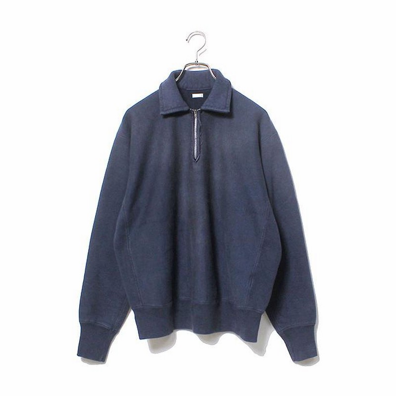アプレッセ A.PRESSE Vintage Half Zip Sweatshirt (22AAP-05