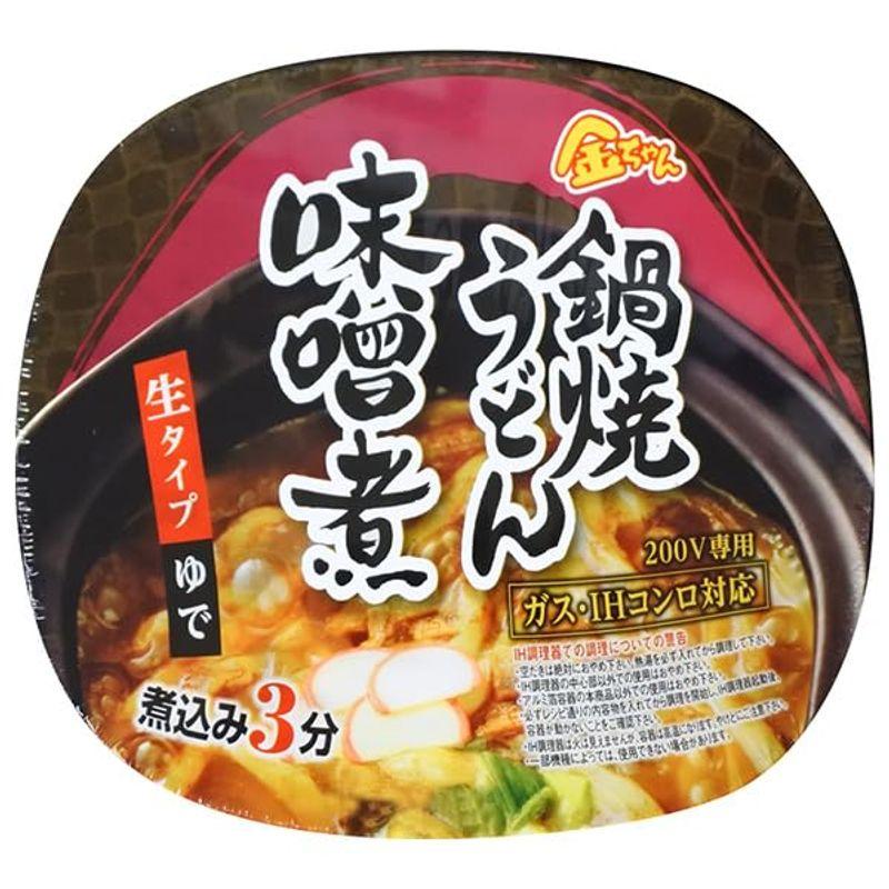 徳島製粉 金ちゃん 鍋焼うどん 味噌煮 215g×12個入