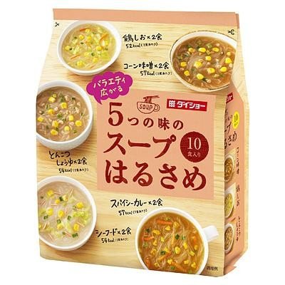 (ダイショー)5つの味のスープはるさめバラエティ 10食入