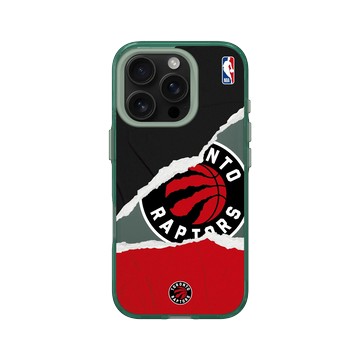 iPhone 16 Pro Clear 憂墨綠 - NBA - 熱血系列-多倫多暴龍 Toronto Raptors - Sweat and Tears