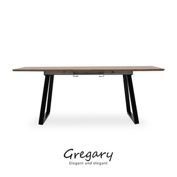 【obis】Gregary鐵件伸縮餐桌
