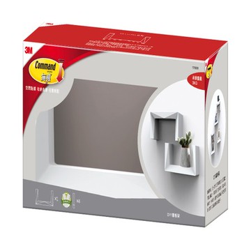 3M 無痕 LIEFSTYLE DIY層板架 白色